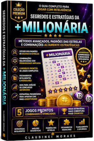 Capa Premium de Estratégias da +Milionária Segredos e Estratégias da +Milionária – Guia Completo com Jogos Prontos