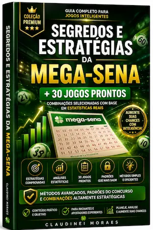 Segredos e Estratégias da Mega-Sena – 30 Jogos Prontos Baseados em Estatísticas